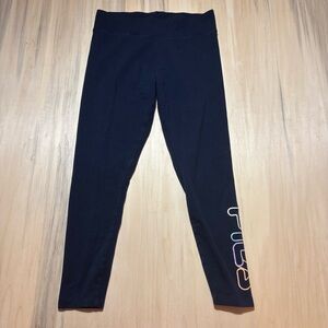 Fila Navy Everyday Leggings with Cute Colorful Logo Large Size